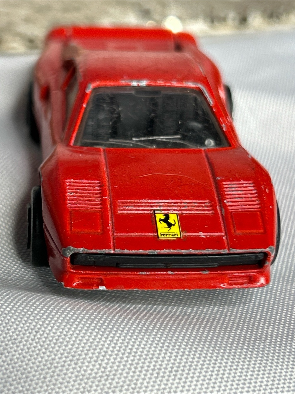 Majorette of France vintage Die-cast Red Ferrari gto trunk opens 1/56 VTG toys